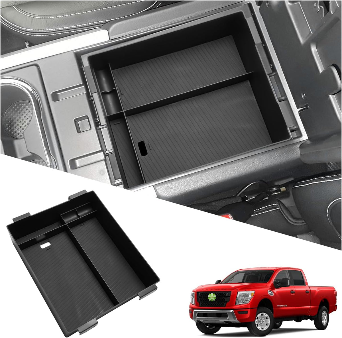 Ruiya 2023-2025 2026 GLC 300 Center Console Organizer for Mercedes GLC 300 Accessories Middle Console Organizer Compatible with 2023 2024 2025 2026 Mercedes GLC Class X254 Coupe & SUV