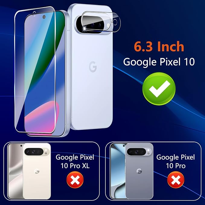 Glass Screen Protector for Google Pixel 10