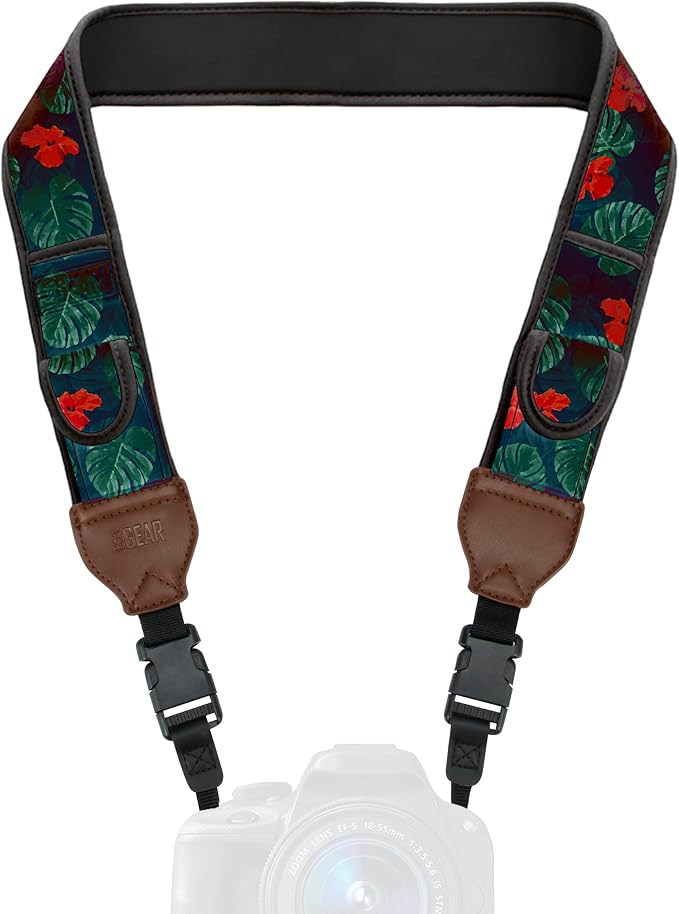 USA Gear TrueSHOT Camera Strap Neoprene Camera Straps