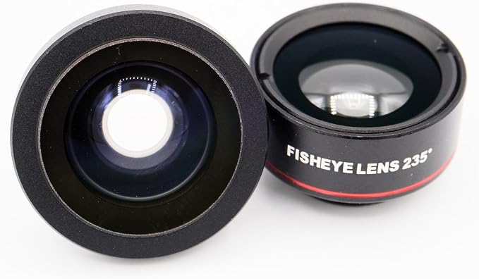 Wide Angle & 235 Fisheye Screw-On Lens Set