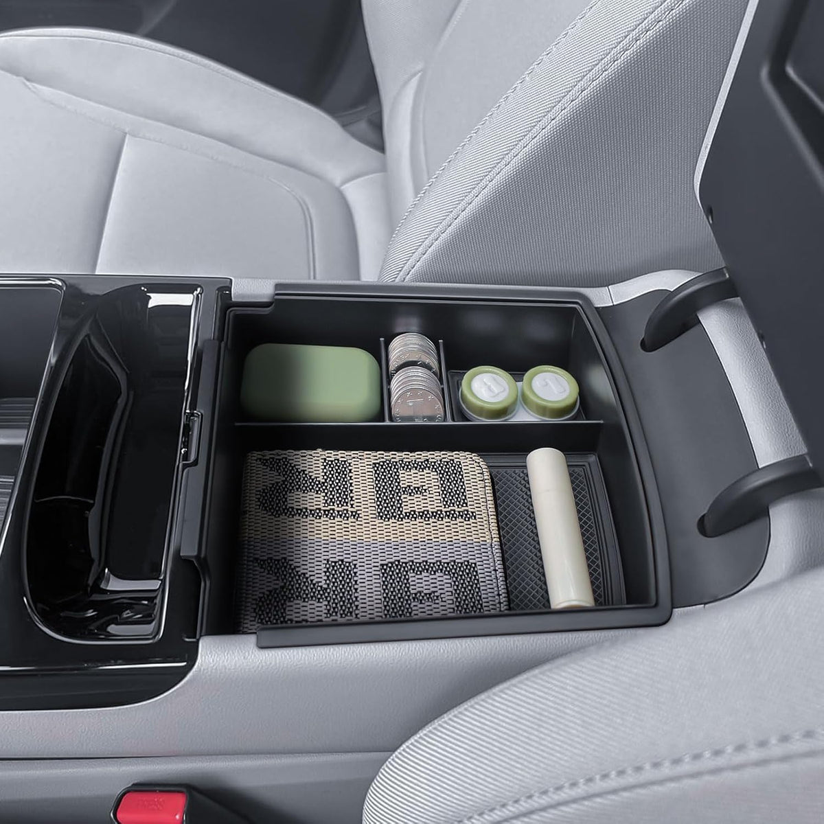 2-Pack Center Console Organizer for 2025 2026 Hyundai Tucson Hybrid/Limited