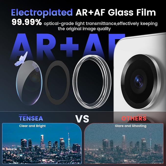 Tensea (3+2PCS Compatible with Samsung Galaxy S25 Ultra Camera Lens Protector