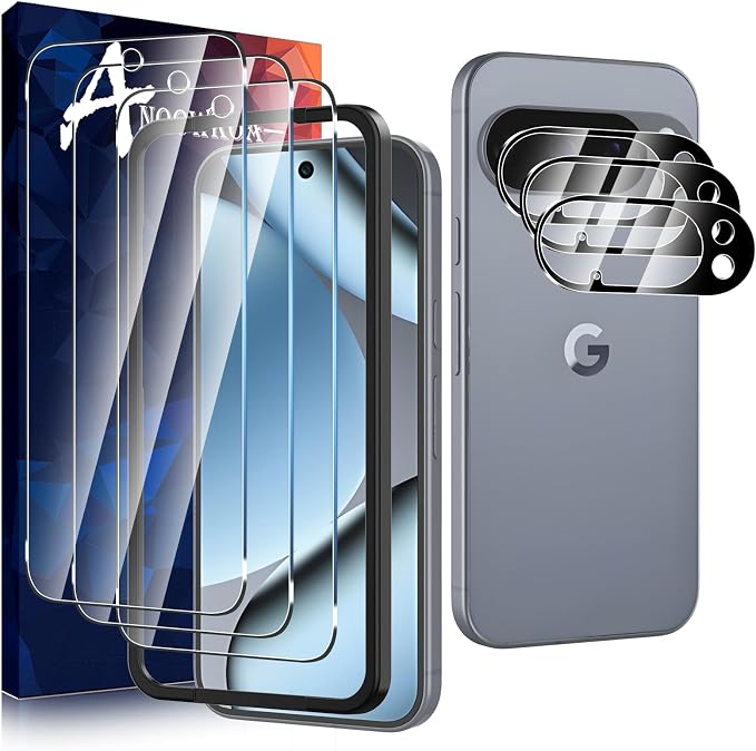 3 Pack for Google Pixel 10 Pro Screen Protector + Pixel 10 Pro Camera Lens