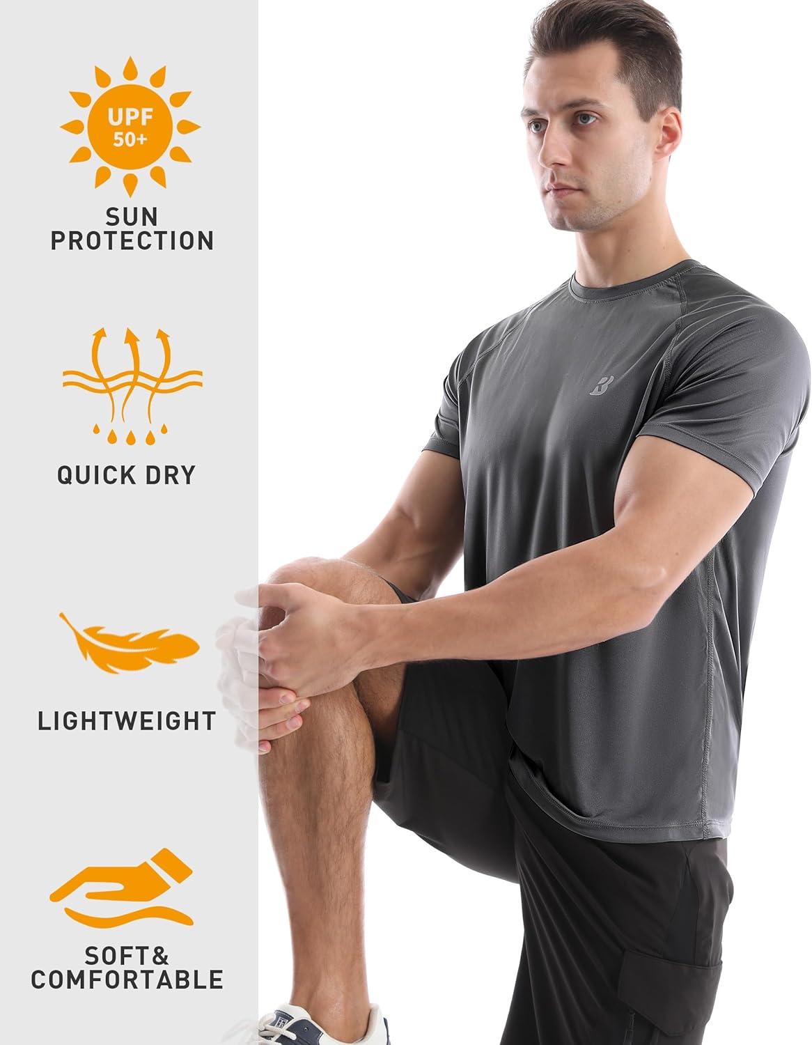 Skiennix Men's UPF 50+ UV Sun Protection Long Sleeve Shirts - 2 Pack for Fishing & Outdoor Activities