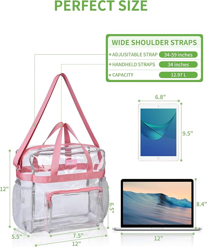 MAY TREE Clear Vinyl Tote Bag
