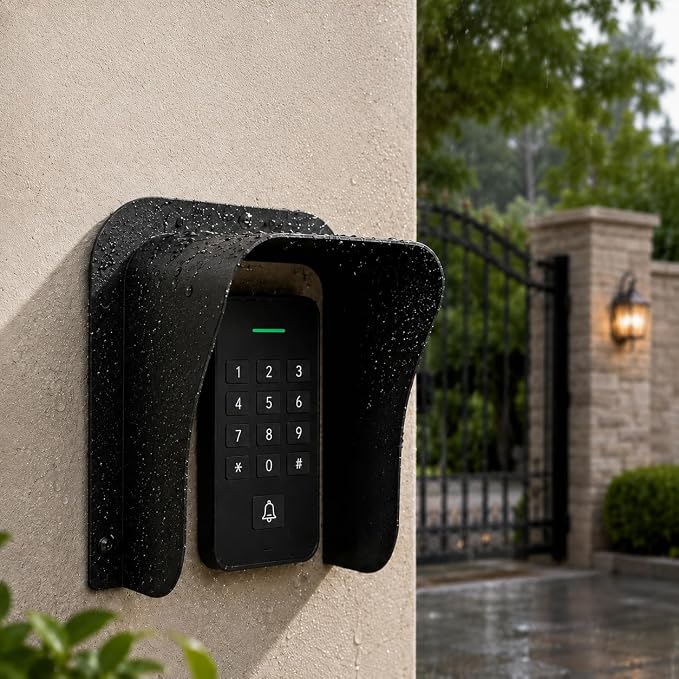Ring Doorbell Cover Weatherproof, Large Metal Ring Doorbell Protector, Access