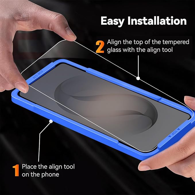 Wiaocit 3 Pack Tempered Glass Screen Protector