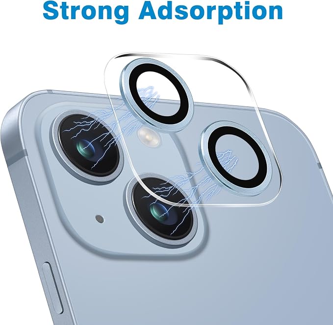 Dengduoduo 3 Pack Tempered Glass Camera Lens Protector