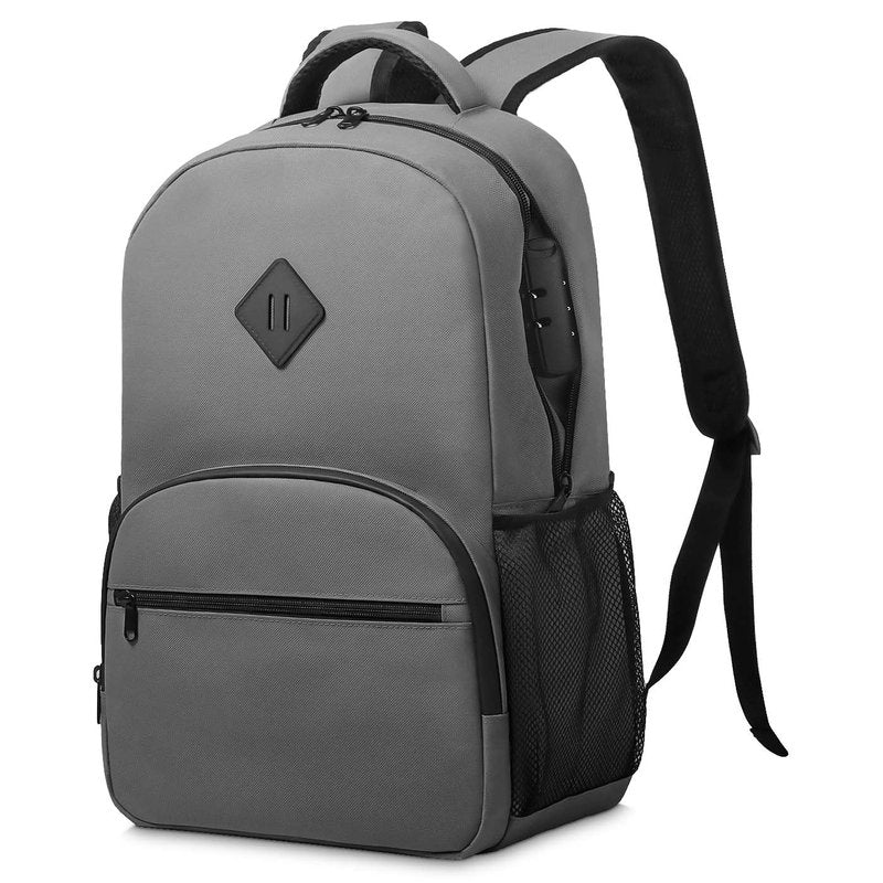 OZCHIN Smell Proof Backpack With Combination Lock, Double Sealed Zipper ClassicsSmell Proof Travel Backpack, Large Capacity Smell Proof Container Carbon Enduring, Great Gifts for Men Women