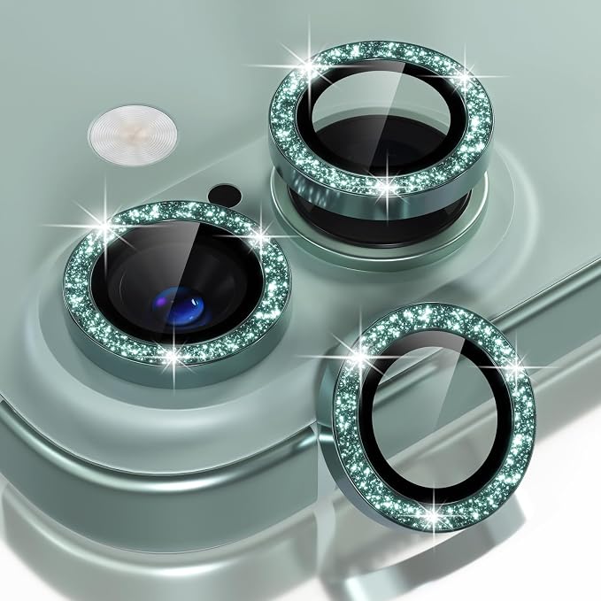 Choiche Compatible for iPhone 16 /iPhone 16 Plus Camera Lens Protector Bling