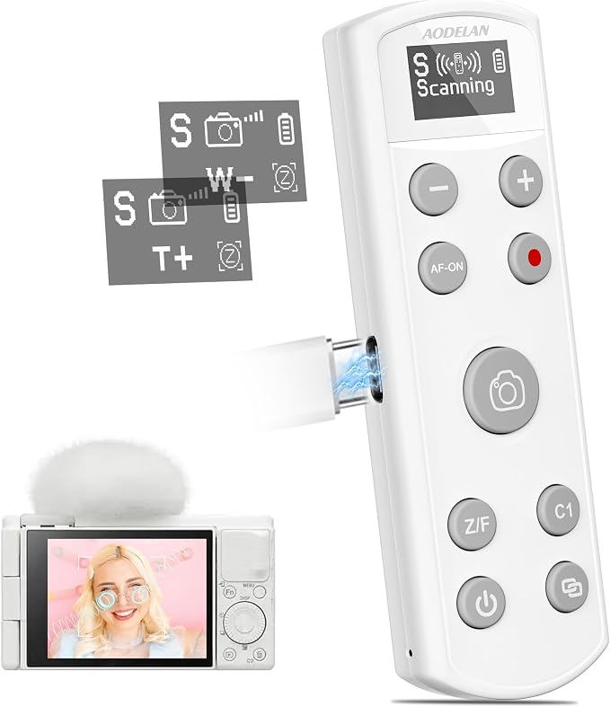 Remote Control for Sony Camera, USB-C Rechargeable Wireless Shutter Release