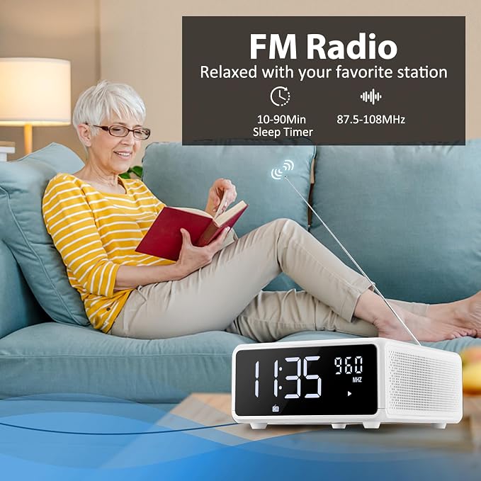 G Keni CD Player Alarm Clock Radio