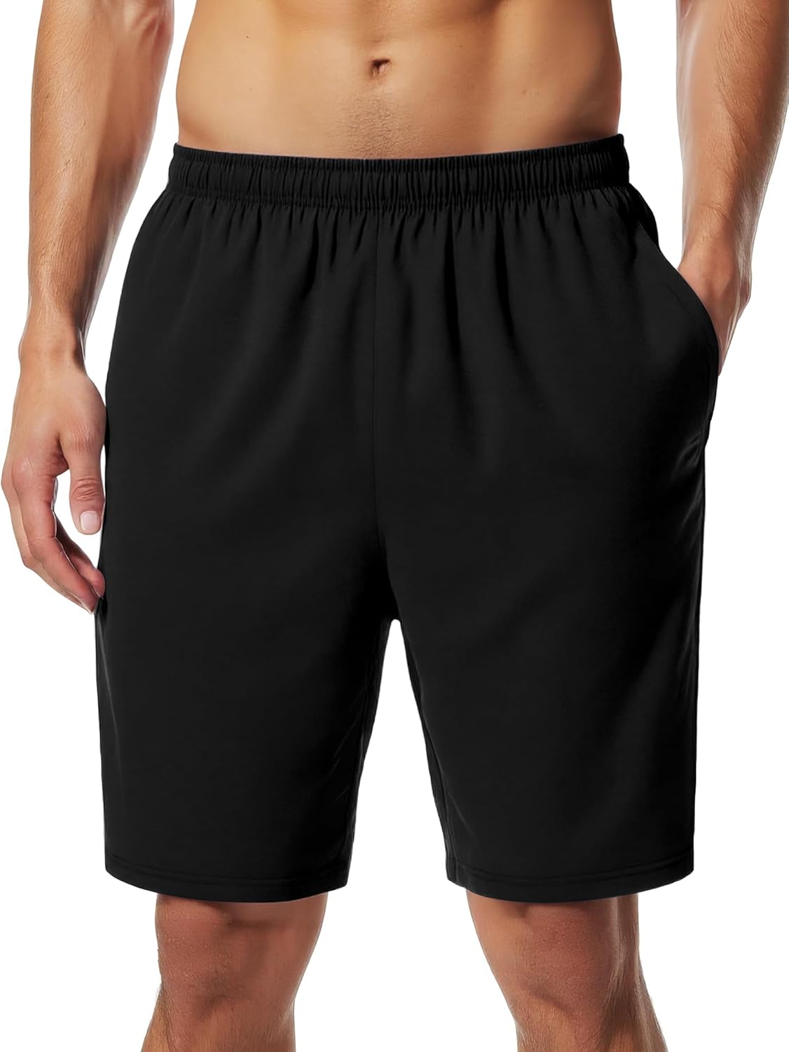 Skiennix Men's Athletic Shorts - 9'' Quick-Dry Lightweight Workout & Running Shorts with Pockets