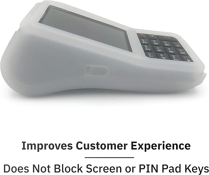 Verifone V400M Protective Carrying Case, Translucent Silicone Credit Card