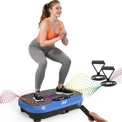 AXV Vibration Plate - Full Body Fitness Machine for Weight Loss & Fat Burning | Home & Gym Use