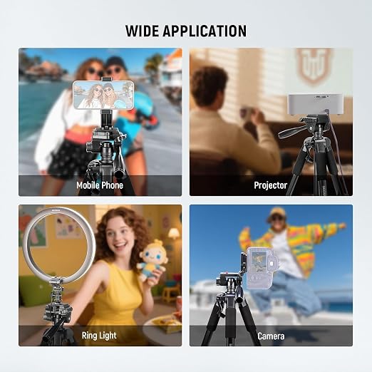 NEEWER BASICS Camera Tripod, Professional Aluminum Lightweight Portable Travel