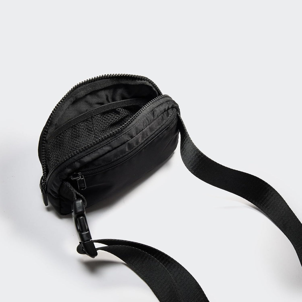 Pander Fanny Pack - Water-Repellent Nylon Belt Bag for Women | Adjustable Strap, Black