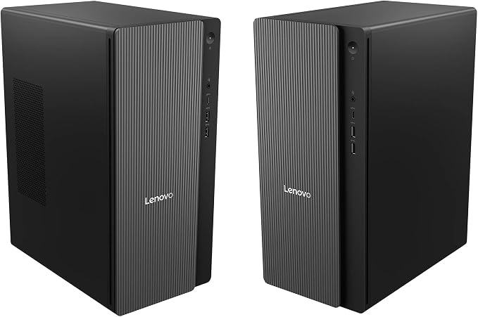 Lenovo IdeaCentre Tower Desktop Computer, 10-core Intel Ultra 5 225 AI PC | 16GB DDR5, 512GB SSD, HDMI + VGA, Wi-Fi 6E, RJ-45, USB-C, Wired Keyboard & Mouse, Windows 11 Pro