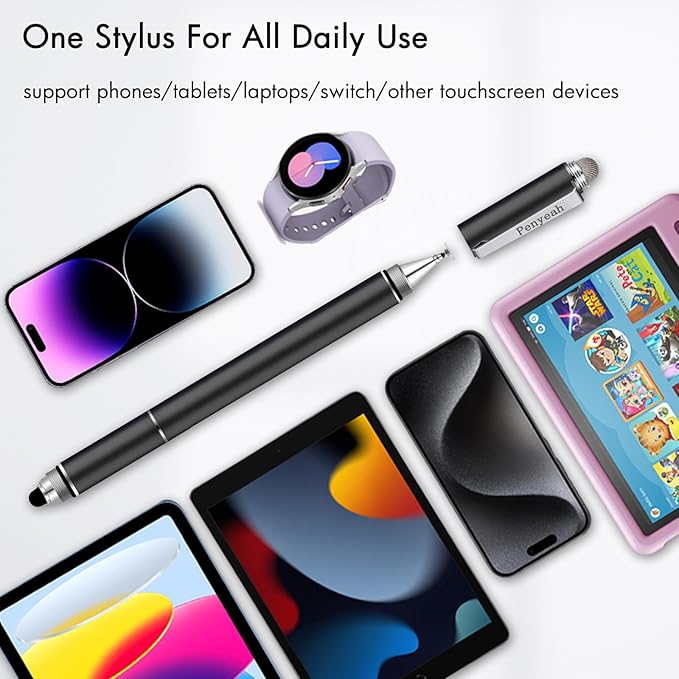 Penyeah Stylus Pen, 4 in 1 Disc Stylus Pens