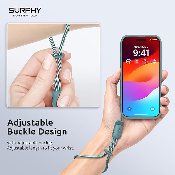SURPHY 2 Pack Phone Lanyard for Cellphone Case, Phone Wrist Strap for Case