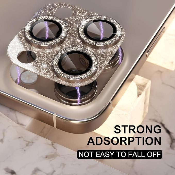 Choiche Compatible for iPhone 16 Pro/iPhone 16 Pro Max Camera Lens Protector