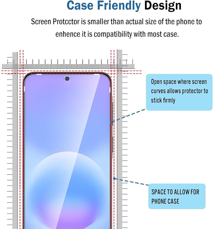2+2 Pack for Samsung Galaxy A37/A57/A36/A56 5G Screen Protector