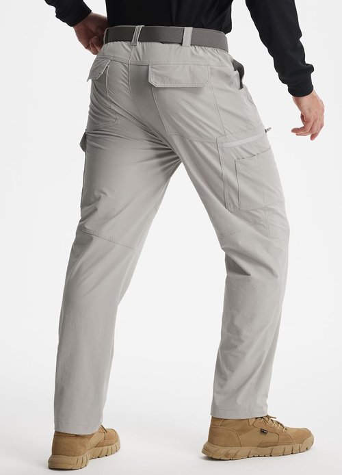Libin Men's Cargo Pants - Water-Resistant Tactical Outdoor Trousers with 9 Pockets | Stretch Fit