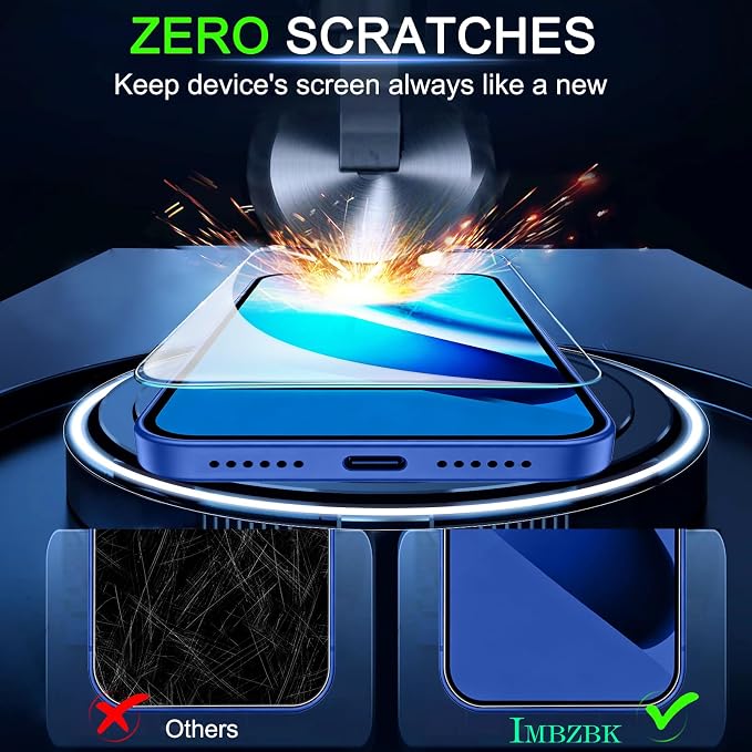 IMBZBK 3 Pack Screen Protector for Google Pixel 10a Accessories, Case Friendly