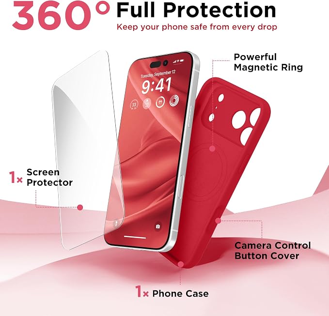 GolbinBox Magnetic for iPhone 17 Pro Max Case, Compatible