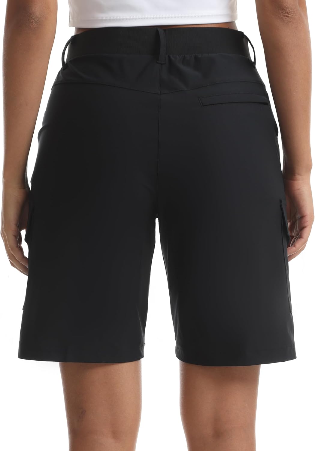 Skiennix Women's Lightweight Hiking Shorts - Comfortable Cargo Design with Pockets for Outdoor Activities
