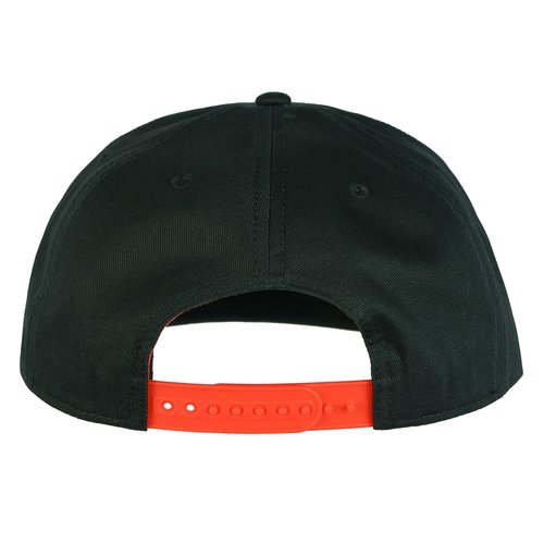 Bioworld Super Mario Hat Embroidered Mario Patch Adult Flat Bill Adjustable Baseball Cap OSFM Black