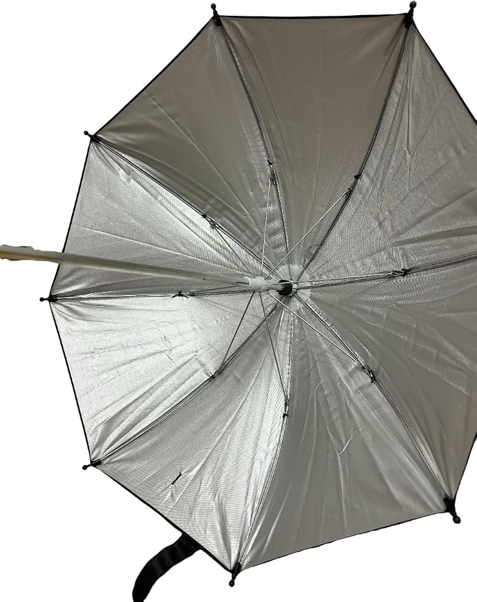 360 Swivel Umbrella with Hot Shoe Camera Rain Cover, Sunshade Protector
