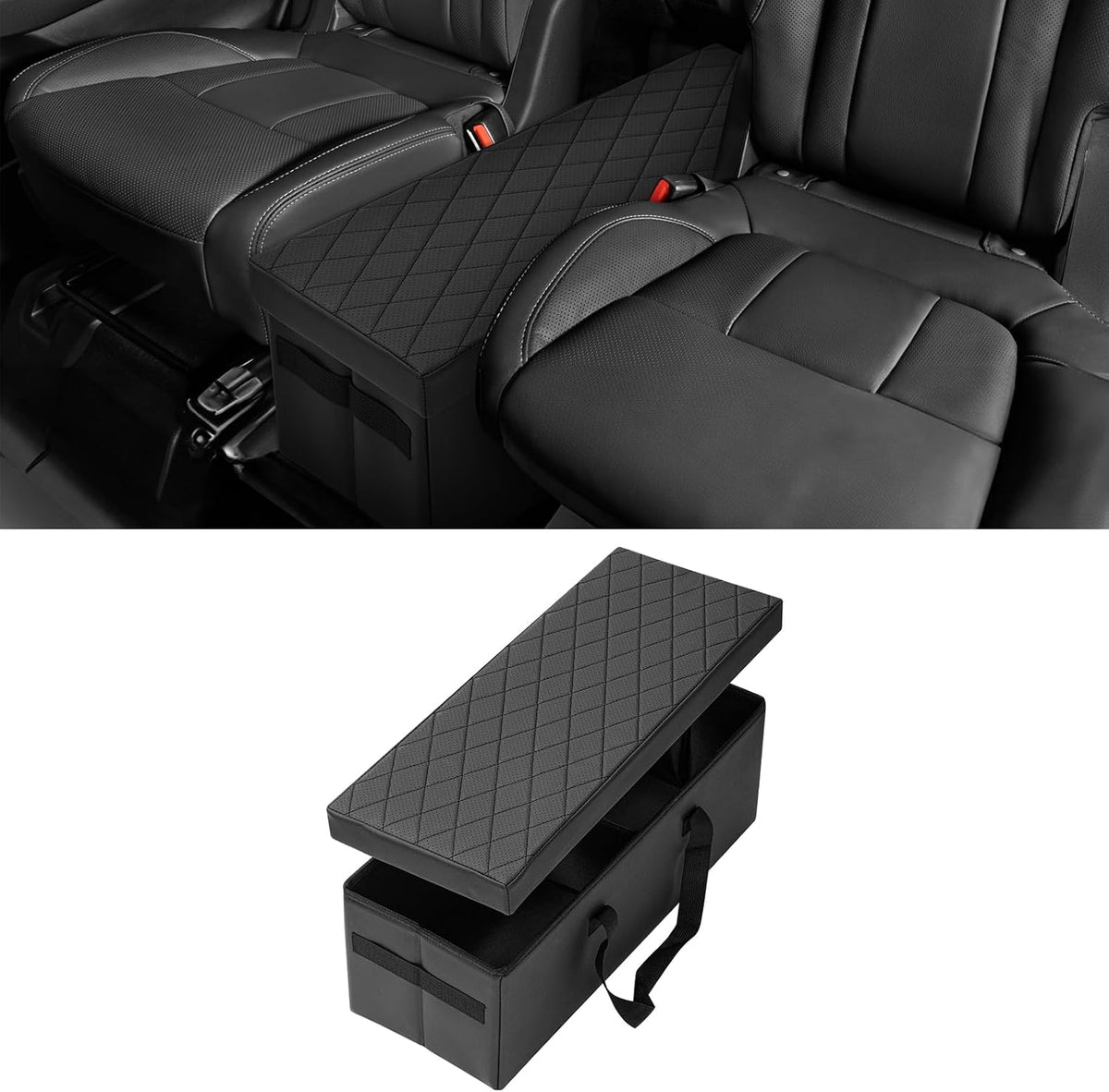 Shademax Car Seat Organizer for Subaru Ascent 2019-2025 2026 Accessories, Ascent Backseat Organizer Car Console Organizer for Kids Toys, Baby Supplies, Dog Toys, Travel Storage Box