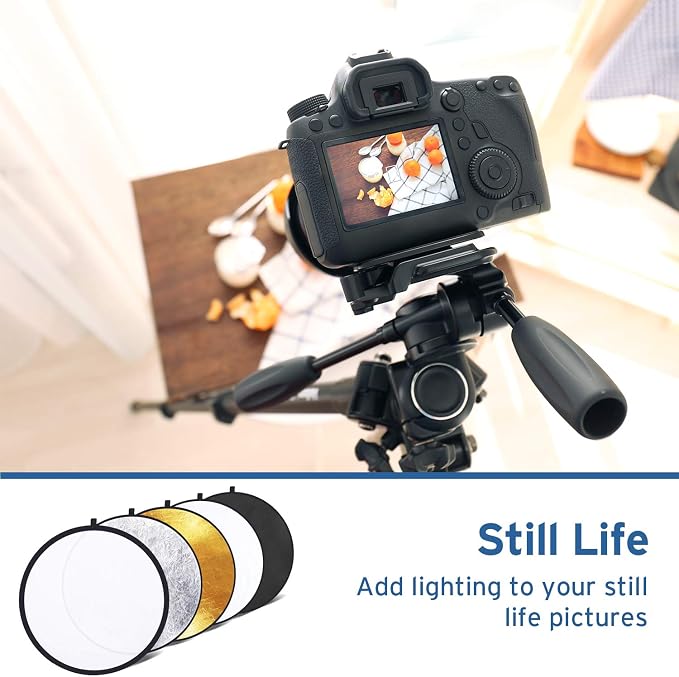 Etekcity 24" 5-in-1 Photography Reflector, Collapsible