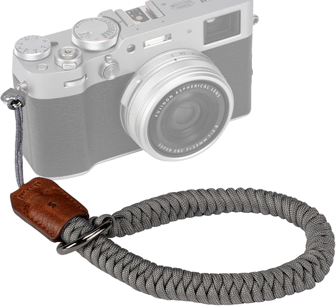 SMALLRIG Camera Wrist Strap, Universal Braided Camera Hand Strap, Adjustable