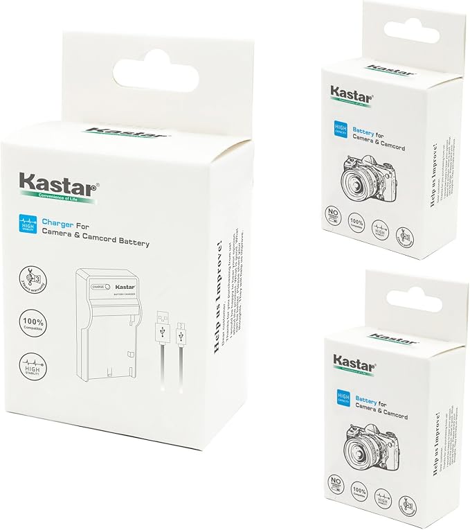 Kastar Battery X2 + Slim USB Charger Replacement