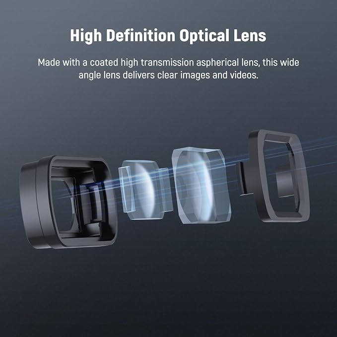 NEEWER 0.75x 108° FOV Wide Angle Lens Compatible