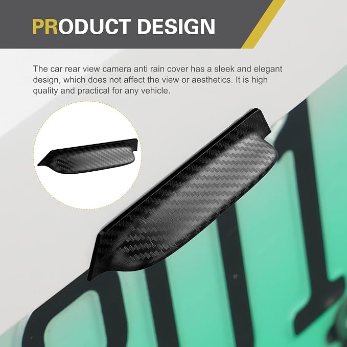 Car Rear View Camera Cover, Anti-rain Backup Camera Cover, 360 Degree Cars Rain