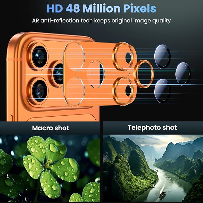 Uyiton Compatible with iPhone 17 Pro Max Camera Lens Protector