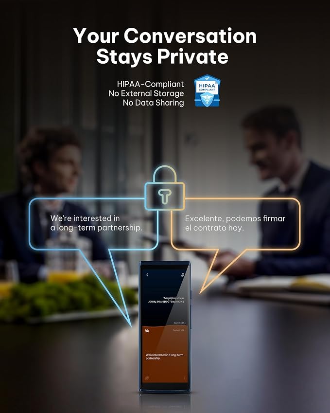 iFLYTEK AI Language Translator Device — 2-Year Free Global Data & Real-Time