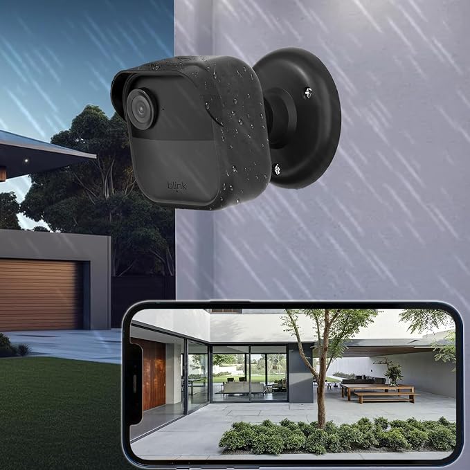 Silicone Case Cover for All-New Blink Outdoor 4，Weatherproof, Anti-Scratch