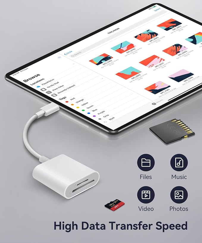 USB C SD Card Reader, WNXSLOAD SD Card Adapter