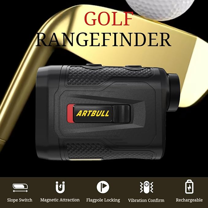7 in 1 Golf Laser Rangefinder 6X Magnification