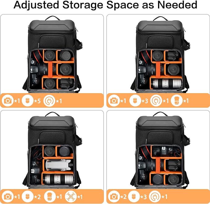 MOSISO Camera Backpack, DSLR/SLR/Mirrorless Photography Waterproof 17.3 inch