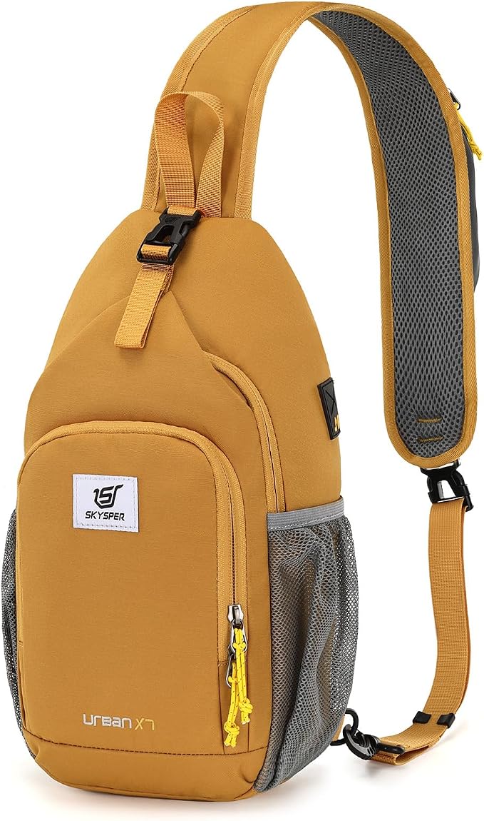 SKYSPER Sling Bag RFID Crossbody Sling Backpack Cross Body Shoulder Bag Travel