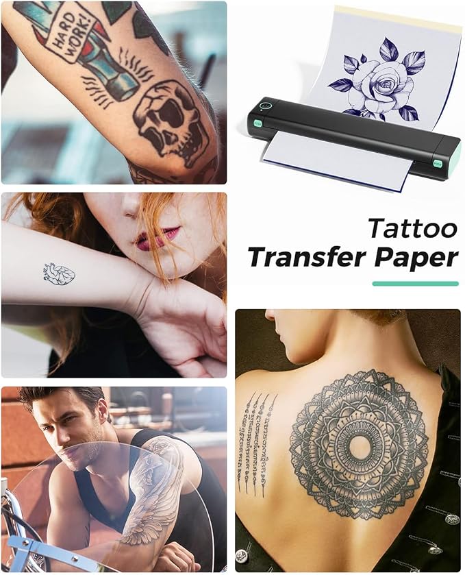 Phomemo Tattoo Stencil Printer, M08F Bluetooth Thermal Tattoo Printer