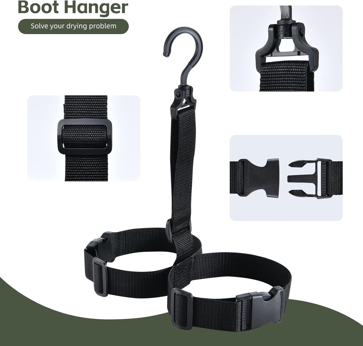 Skiennix Bootfoot Fishing Chest Waders - Waterproof 2-Ply Nylon/PVC | Durable Hunting Gear for Men & Women