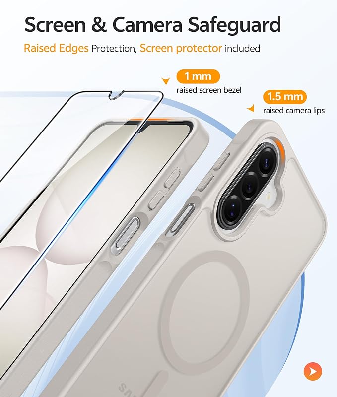 FNTCASE for Galaxy A17/A16 5G Phone Case: for Samsung A17 Cases Matte