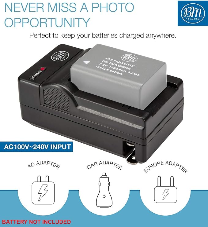 BM Premium DMW-BMB9 Battery Charger