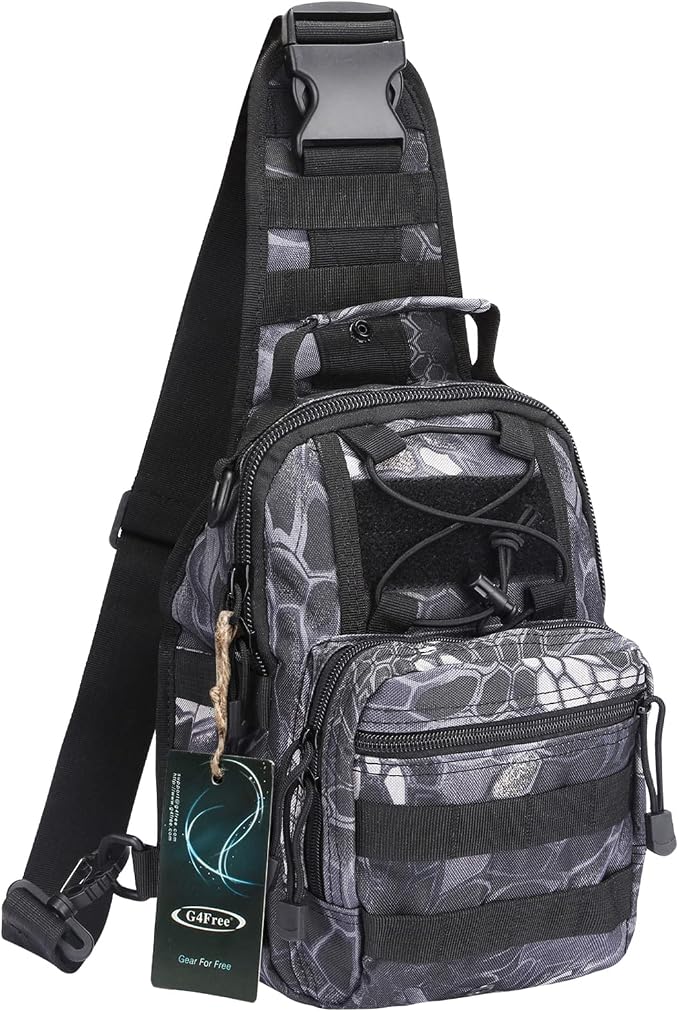 G4Free Outdoor Tactical Bag Backpack, Military Sport Bag Pack Sling Shoulder